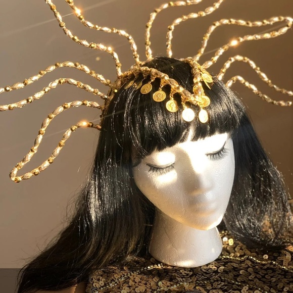 Gold Medusa Headpiece main image 6